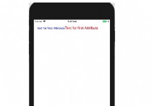 iOSアプリのTextView内に複数のスタイルを作成するにはどうすればよいですか？ 