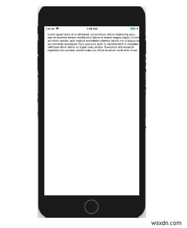 iOSアプリでスクロール可能なTextViewを作成するにはどうすればよいですか？ 