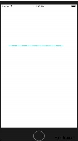iOSで点線/破線を作成するにはどうすればよいですか？ 