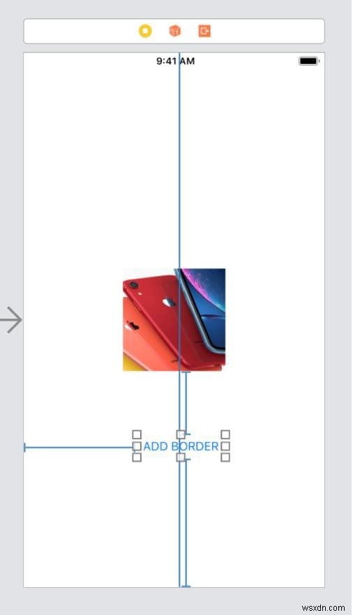 iOSでImageViewの境界線を設定しますか？ 