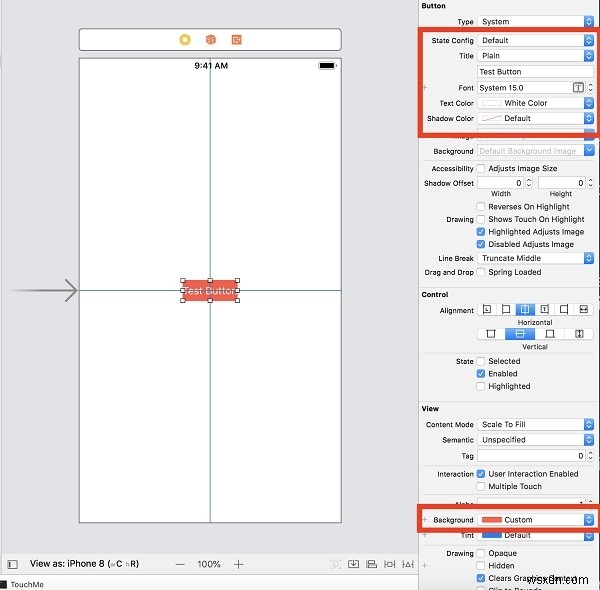 iOSボタンをカスタマイズしてテキストと色を設定するにはどうすればよいですか？ 