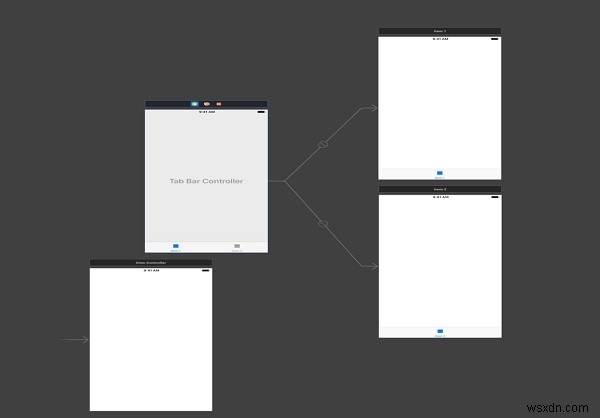 iOSアプリでタブバーレイアウトを作成するにはどうすればよいですか？ 