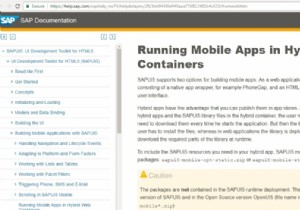 Cordovaを使用してAndroid用の組み込みSAPUI5にモバイルアプリをパッケージ化する 