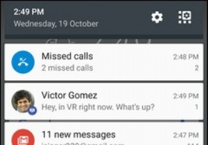 AndroidでNotificationCompat.Builderを使用して通知を作成するにはどうすればよいですか？ 