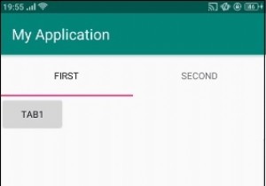 Android用のtabHostを使用するにはどうすればよいですか？ 