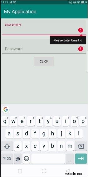 AndroidTextInputLayoutを実装する方法 