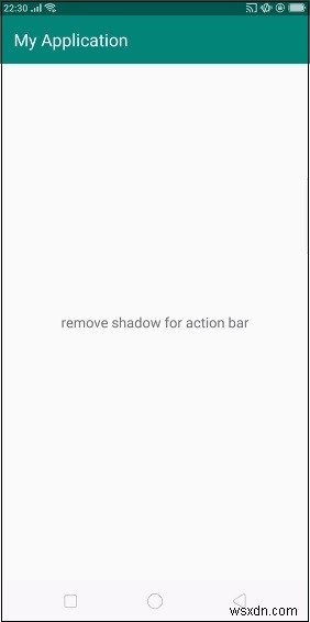 Androidでアクションバーの下の影を削除するにはどうすればよいですか？ 