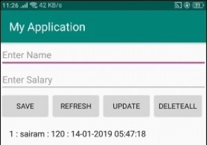 Android sqliteで正規表現を使用して特定のIDレコードを取得するにはどうすればよいですか？ 