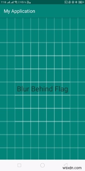Androidでぼかしアクティビティの背景を作成するにはどうすればよいですか？ 
