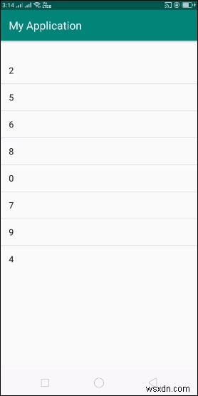 Androidのリストビューに整数配列を挿入する方法は？ 