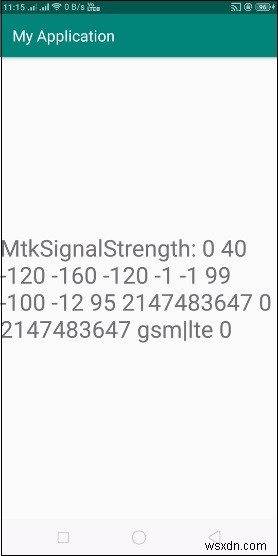 Androidで信号強度を取得する方法は？ 