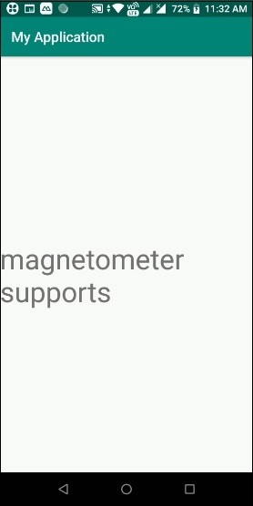 Androidモバイルが磁力計をサポートしていることを確認する方法は？ 