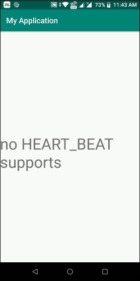 AndroidモバイルがHEARTBEATセンサーをサポートしていることを確認する方法は？ 