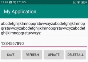 Android sqliteでTINYTEXT値を使用するにはどうすればよいですか？ 