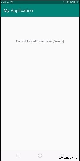 Androidで現在のスレッド名を取得するにはどうすればよいですか？ 
