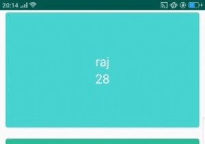 LinearLayoutManagerを使用してRecyclerViewで上にスクロールする方法 