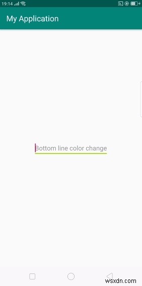 EditTextで線の色を変更する方法 