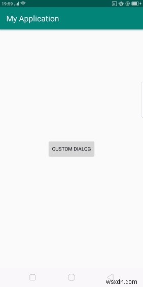 Androidでフルスクリーンのカスタムダイアログを作成するにはどうすればよいですか？ 