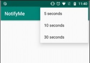 Androidでローカル通知をスケジュールする方法は？ 