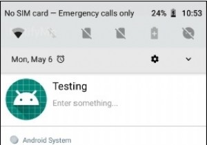 ロック画面でAndroidの通知を抑制し、通知領域に配置するにはどうすればよいですか？ 