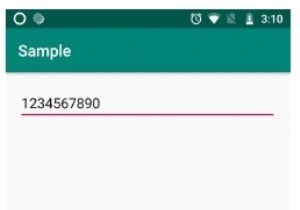AndroidでEditTextのテキストの長さを制限するにはどうすればよいですか？ 