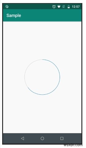 Androidで円形のProgressBarを作成するにはどうすればよいですか？ 
