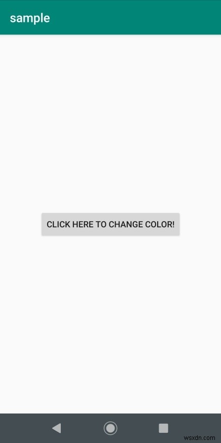 クリックしたときにAndroidのボタンの色を変更するにはどうすればよいですか？ 