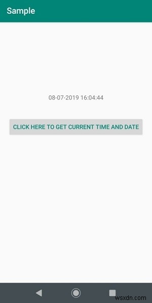 Androidでインターネットから現在の日付と時刻を取得するにはどうすればよいですか？ 