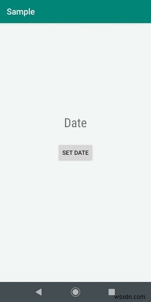 Androidのdatepickerダイアログで日付を設定するにはどうすればよいですか？ 