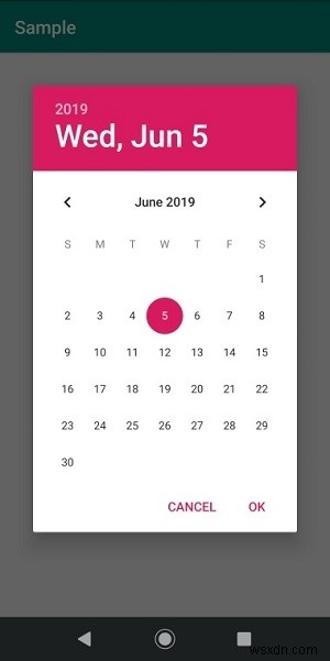 Androidのdatepickerダイアログで日付を設定するにはどうすればよいですか？ 