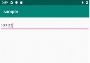 Android EditTextで小数点以下の桁数を制限するにはどうすればよいですか？ 