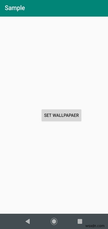 Androidでプログラムで壁紙画像を設定するにはどうすればよいですか？ 