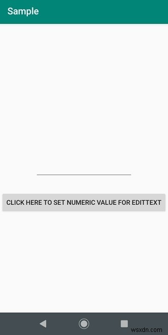 Androidでedittextの数値のみを設定するにはどうすればよいですか？ 
