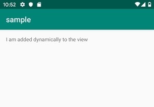 AndroidでTextViewをLinearLayoutに動的に追加するにはどうすればよいですか？ 