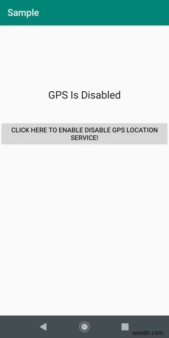 AndroidでGPSをプログラムで有効/無効にするにはどうすればよいですか？ 