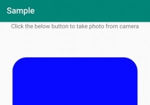 Androidでプログラムでカメラをクリックする方法は？ 