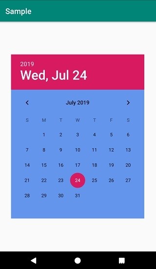 AndroidでDatePickerダイアログの色を変更するにはどうすればよいですか？ 