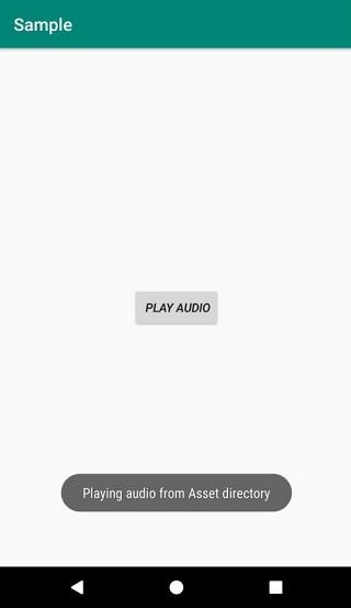 Androidのアセットディレクトリからオーディオファイルを再生するにはどうすればよいですか？ 