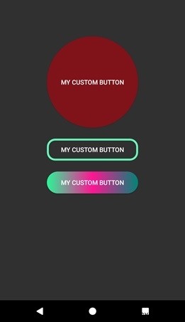 XMLスタイルを使用してAndroidでカスタムボタンを作成するにはどうすればよいですか？ 