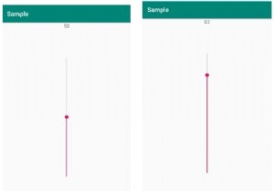 Androidで垂直シークバーを機能させる方法は？ 
