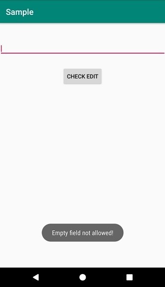 android editTextが空かどうかを確認する方法は？ 