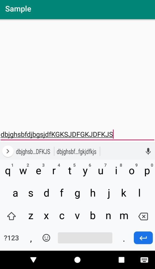 editTextを作成するには、Androidでのみアルファベットを受け入れますか？ 