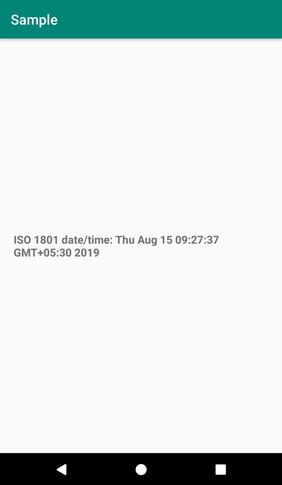 AndroidでISO8601文字列を日付/時刻オブジェクトに変換するにはどうすればよいですか？ 