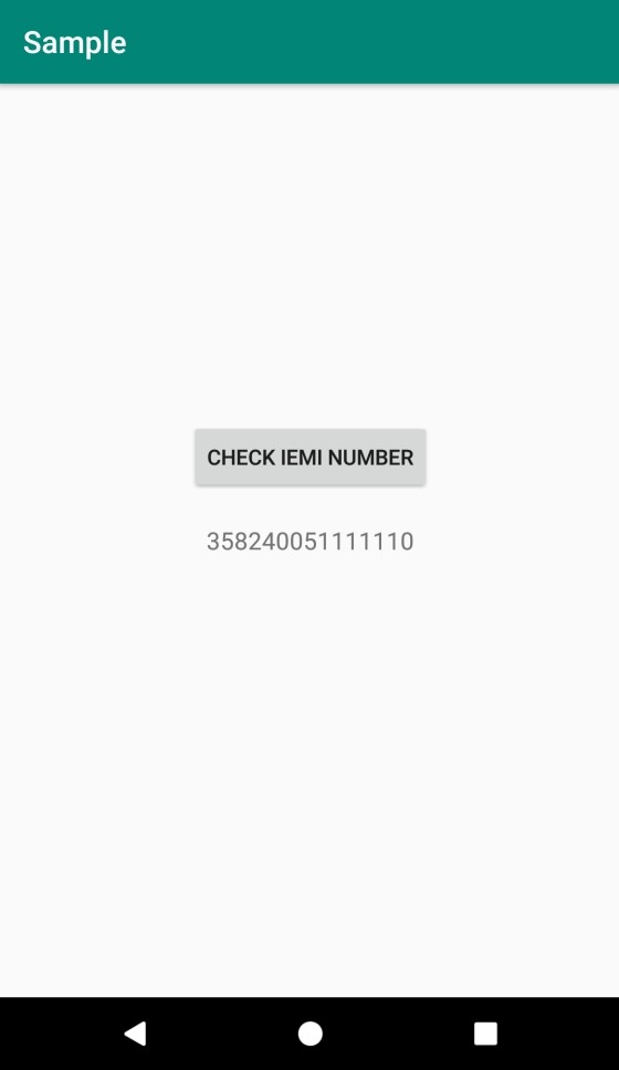 AndroidでプログラムでデバイスのIMEI/ESN番号を取得するにはどうすればよいですか？ 
