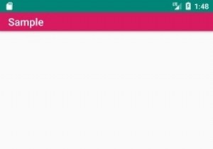 Androidでアクションバーのサイズを変更するにはどうすればよいですか？ 