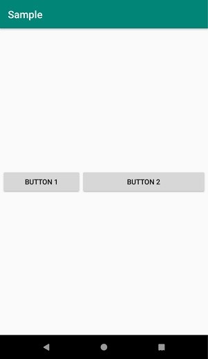 Androidのボタンの属性layout_weightの値をJavaコードから動的に設定するにはどうすればよいですか？ 