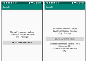 AndroidアプリのSharedPreferencesデータを削除するにはどうすればよいですか？ 