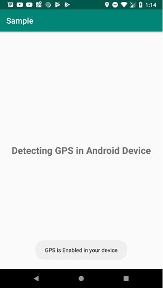 AndroidデバイスのGPSが有効になっているかどうかを確認するにはどうすればよいですか？ 