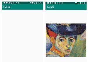 AndroidでアニメーションGIF画像を表示するにはどうすればよいですか？ 