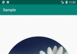 円形のimageViewandroidに影と境界線を追加する方法は？ 